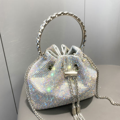 Sac Seau Pailleté à Poignée Anneau